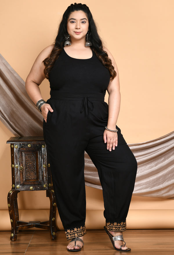 Plus Size Plus Size Aari Black Trousers